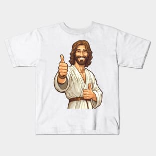 Thumbs Up Jesus Kids T-Shirt
